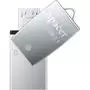 USB флеш накопитель Apacer 64GB AH750 Silver USB 3.1 OTG (AP64GAH750S-1) - 1