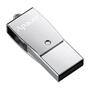 USB флеш накопитель Apacer 64GB AH750 Silver USB 3.1 OTG (AP64GAH750S-1) - 2