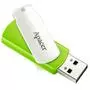 USB флеш накопитель Apacer 8GB AH335 Green USB 2.0 (AP8GAH335G-1) - 2