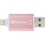 USB флеш накопитель Transcend 32GB JetDrive Go 300 Rose Gold Plating USB 3.1/Lightning (TS32GJDG300R) - 3