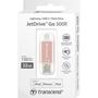 USB флеш накопитель Transcend 32GB JetDrive Go 300 Rose Gold Plating USB 3.1/Lightning (TS32GJDG300R) - 4
