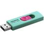 USB флеш накопитель ADATA 8GB UV220 Green/Pink USB 2.0 (AUV220-8G-RGNPK) - 1