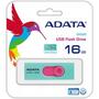 USB флеш накопитель ADATA 16GB UV220 Green/Pink USB 2.0 (AUV220-16G-RGNPK) - 2