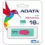 USB флеш накопитель ADATA 16GB UV220 Green/Pink USB 2.0 (AUV220-16G-RGNPK) - 2