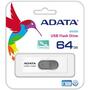 USB флеш накопитель ADATA 64GB UV220 White/Gray USB 2.0 (AUV220-64G-RWHGY) - 2