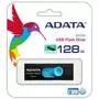 USB флеш накопитель ADATA 128GB UV320 Black/Blue USB 3.1 (AUV320-128G-RBKBL) - 3