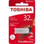 USB флеш накопитель Toshiba 32GB U363 Silver USB 3.0 (THN-U363S0320E4) - 2