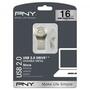 USB флеш накопитель PNY flash 16GB Attache i Durable Metal Silver USB 2.0 (FDI16GATTI-EF) - 3