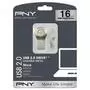 USB флеш накопитель PNY flash 16GB Attache i Durable Metal Silver USB 2.0 (FDI16GATTI-EF) - 3