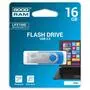 USB флеш накопитель Goodram 16GB Twister Blue USB 2.0 (UTS2-0160NBBLB) - 2
