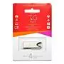 USB флеш накопитель T&G 4GB 117 Metal Series Silver USB 2.0 (TG117SL-4G) - 1