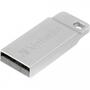 USB флеш накопитель Verbatim 16GB Metal Executive Silver USB 2.0 (098748) - 1