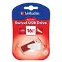 USB флеш накопитель Verbatim 16GB Store 'n' Go Swivel Red USB 2.0 (049814) - 4