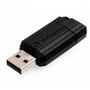 USB флеш накопитель Verbatim 32GB Store 'n' Go Pin Stripe Black USB 2.0 (049064) - 2