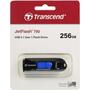 USB флеш накопитель Transcend 256GB JetFlash 790 Black USB 3.0 (TS256GJF790K) - 3