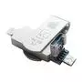 USB флеш накопитель T&G 64GB 007 Metal Series USB 3.0/Lightning (TG007IOS-64G3) - 2