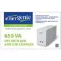 Источник бесперебойного питания EnerGenie EG-UPS-021-W 650VA, (EG-UPS-021-W) - 2