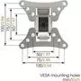 Кронштейн Vogels WALL 1020 Silver - 2