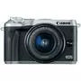 Цифровой фотоаппарат Canon EOS M6 Kit 15-45 IS STM Silver Kit (1725C045) - 1