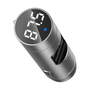 FM модулятор Baseus Energy Column Car Wireless MP3 Charger Silver (CCNLZ-C0S) - 4