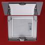Вытяжка кухонная Pyramida HES 30 (D-600 MM) RED /AJ - 7
