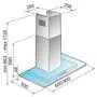 Вытяжка кухонная Zirtal KC-XQD60 IX/GLASS - 1