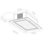 Вытяжка кухонная Elica ETOILE 60X100 AP WH/GL/F - 1