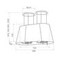 Вытяжка кухонная Elica TWIN TS X/V F/90 - 1