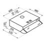 Вытяжка кухонная Ardesia BASIC-F60 WHITE - 1