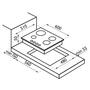 Варочная поверхность Ardesia L 60 X - 1