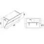 Вытяжка кухонная Falmec FLIPPER 55 WHITE GLASS 800 (CFPN55.E0P2#ZZZF491F) - 2 Вытяжка кухонная Falmec FLIPPER 55 WHITE GLASS 800 (CFPN55.E0P2#ZZZF491F) - 2