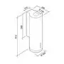 Вытяжка кухонная Falmec POLAR/LIGHT 35 IX 800 (CPON90.E2P1#ZZZI491F) - 1 Вытяжка кухонная Falmec POLAR/LIGHT 35 IX 800 (CPON90.E2P1#ZZZI491F) - 1