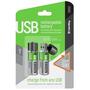 Аккумулятор ColorWay 18650 USB 1200 mAh 3.7V * 2 (CW-UB18650-03) - 1