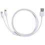 Дата кабель Henca iPhone 6/5S/5C Charge&Sync/microUSB Charge only (LC42-MI) - 1