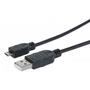 Дата кабель USB 2.0 AM to Micro 5P 1.8m Manhattan (307178) - 1