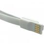 Дата кабель USB 2.0 – Lightning 8-pin White Auzer (AC-L1WH) - 2