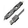 Дата кабель смарт 3в1 (Lightning+microUSB+MiniUSB) E-power (EP121DC) - 1