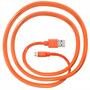 Дата кабель USB 2.0 AM to Micro 5P 1.2m Freedom Orange Just (MCR-FRDM-RNG) - 1