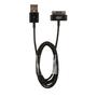 Дата кабель USB 2.0 AM to Apple 30pin 1.0m Simple Black Just (30P-SMP10-BLCK) - 1