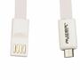 Дата кабель USB 2.0 – Micro USB 1.0м White Auzer (AC-M1WH) - 2