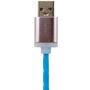 Дата кабель USB 2.0 AM to Micro 5P 1.0m Bl (силикон) синий LogicPower (5149) - 1