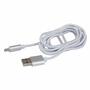 Дата кабель USB 2.0 AM to Lightning 1.0m DC-IP-102ZR white Greenwave (R0014164) - 1