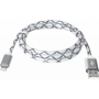 Дата кабель USB 2.0 AM to Lightning 1.0m ACH03-03LT GrayLED backlight Defender (87550) - 1