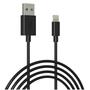 Дата кабель USB 2.0 AM to Lightning 1.0m Cu, 2.1А, Black Grand-X (PL01B) - 2
