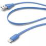 Дата кабель USB 2.0 AM to Lightning 1.0m blue Cellularline (USBDATACFLMFIIPH5B) - 1