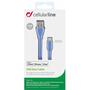 Дата кабель USB 2.0 AM to Lightning 1.0m blue Cellularline (USBDATACFLMFIIPH5B) - 3