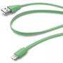 Дата кабель USB 2.0 AM to Lightning 1.0m green Cellularline (USBDATACFLMFIIPH5G) - 1