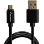 Дата кабель USB 2.0 AM to Micro 5P 1.0m Cu, 2.1A, Black Grand-X (MM-01B) - 1