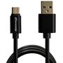 Дата кабель USB 2.0 AM to Type-C 1.0m Black Grand-X (MC-01B) - 1