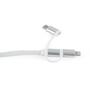 Дата кабель USB 2.0 AM to Lightning + Micro 5P + Type-C 1.0m Cablexpert (CC-USB2-AMLM32-1M-W) - 2 Дата кабель USB 2.0 AM to Lightning + Micro 5P + Type-C 1.0m Cablexpert (CC-USB2-AMLM32-1M-W) - 2
